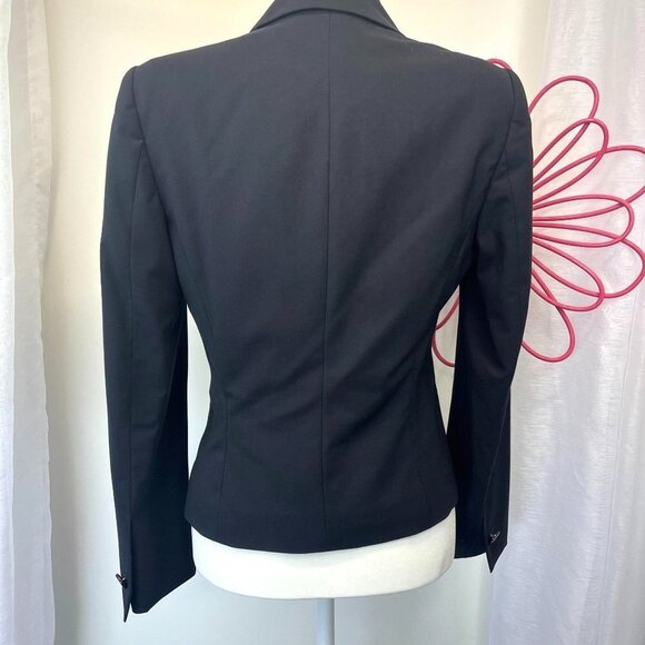 Escada Blazer Jacket Ladies Navy Blue Size Small - Picture 2 of 7